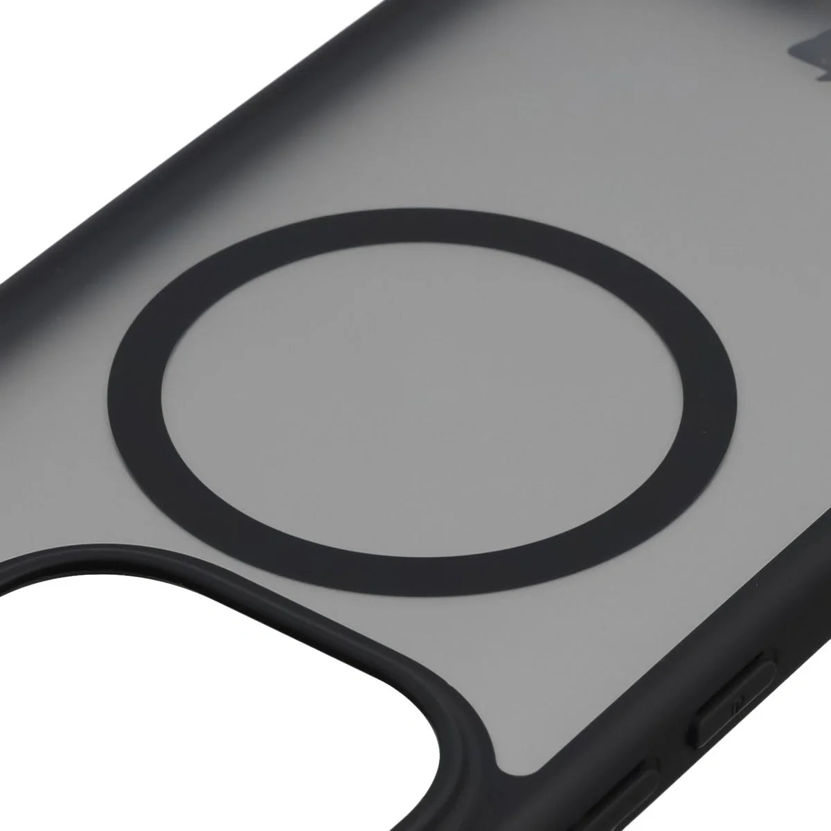 Handyhülle mit Magnetring für Xiaomi 15T Pro, Bizon Case MatteO, Getönt-Schwarz