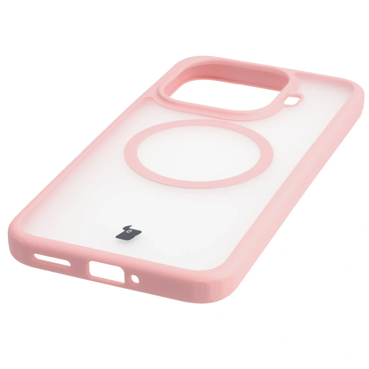 Handyhülle mit Magnetring für Xiaomi 15T Pro, Bizon Case MatteO, Getönt-Hellrosa