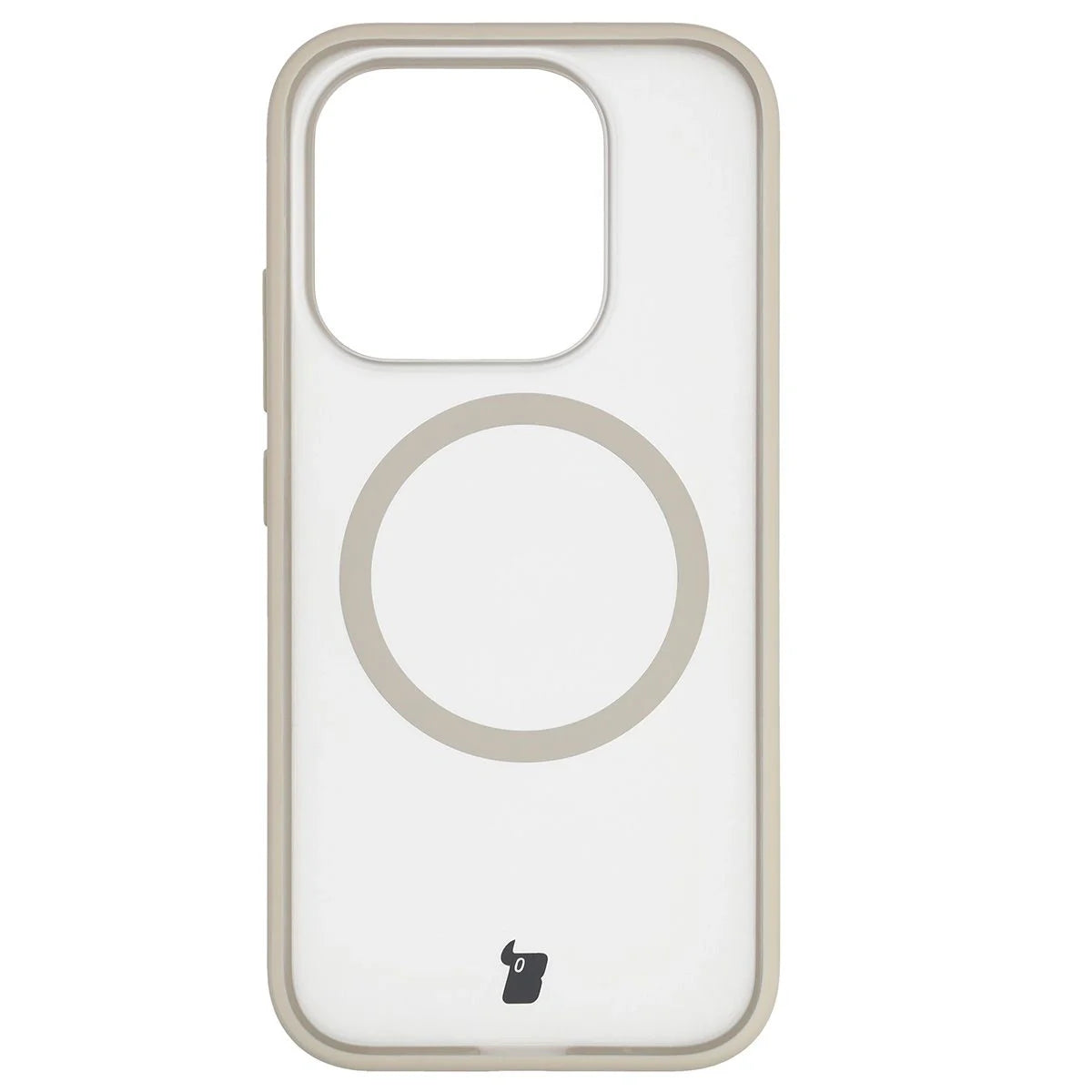 Handyhülle mit Magnetring für Xiaomi 17, Bizon Case MatteO, Getönt-Beige