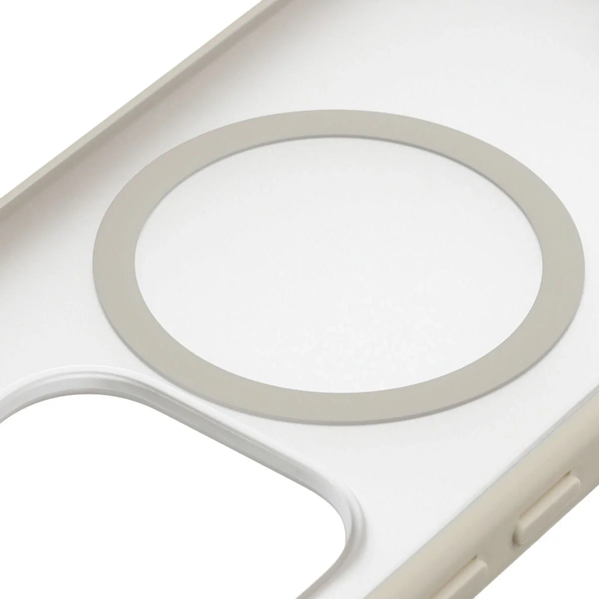 Handyhülle mit Magnetring für Xiaomi 17, Bizon Case MatteO, Getönt-Beige
