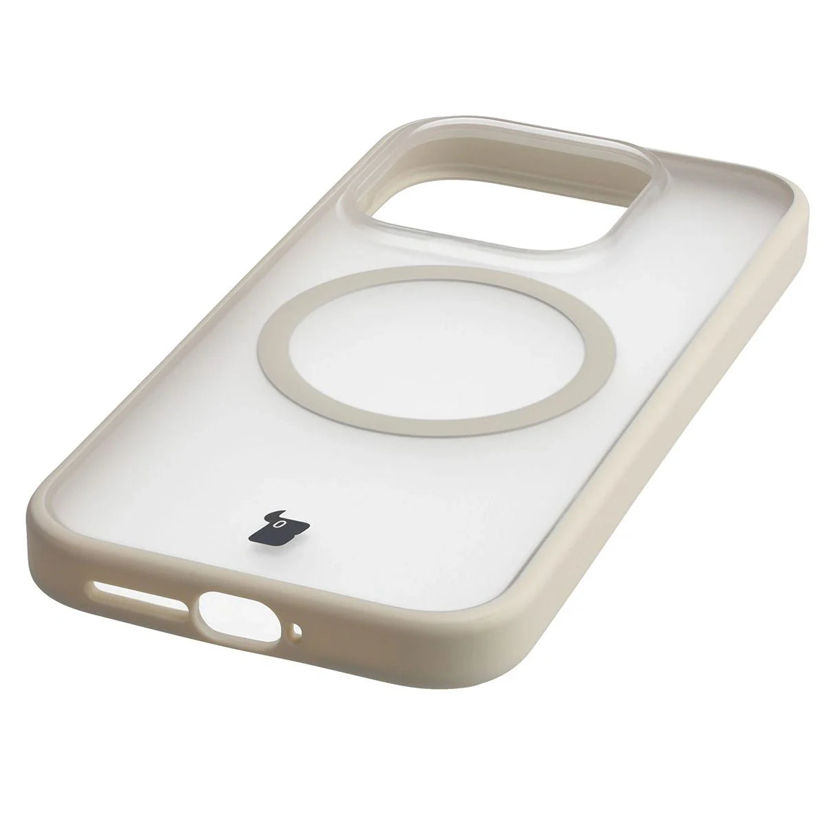 Handyhülle mit Magnetring für Xiaomi 17, Bizon Case MatteO, Getönt-Beige