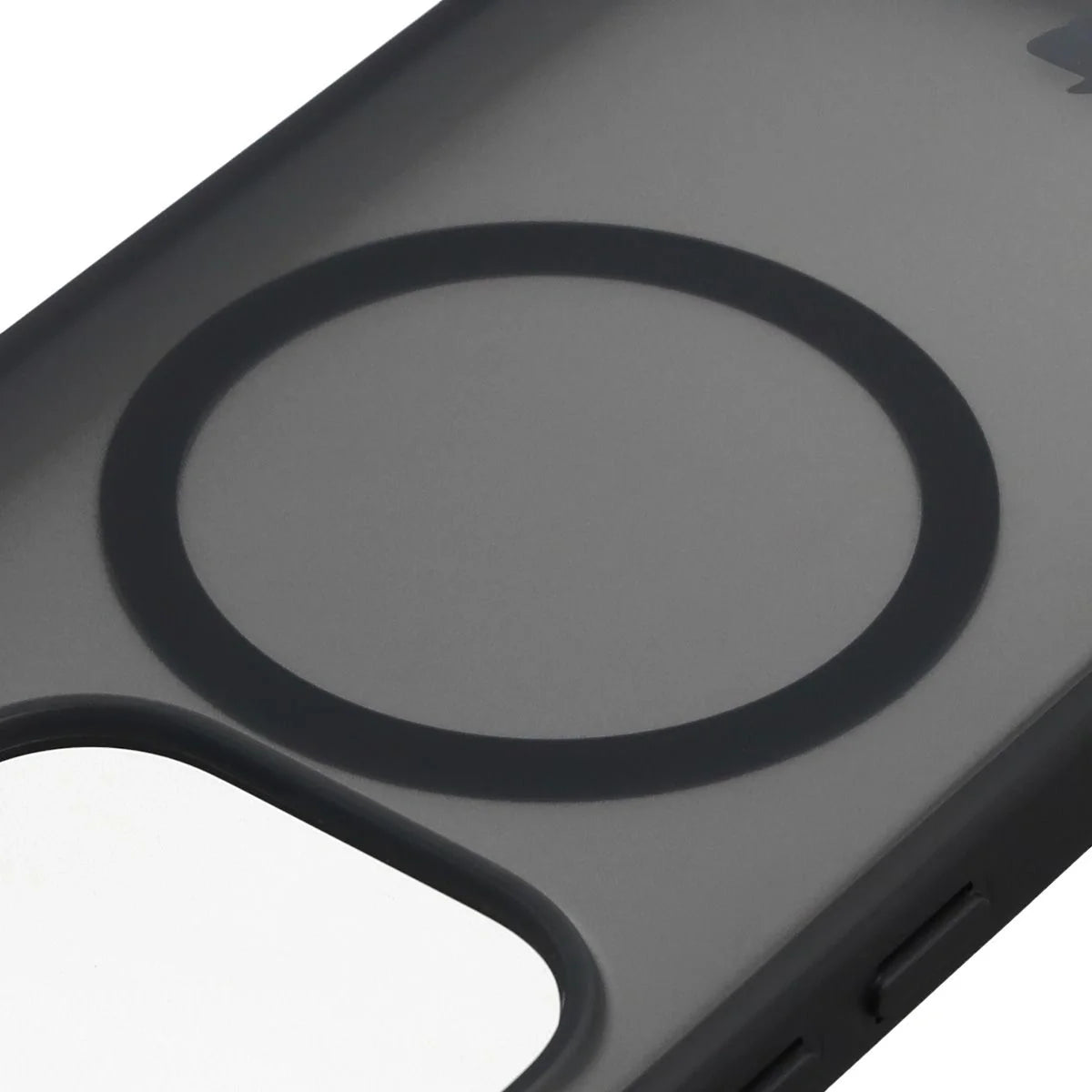 Handyhülle mit Magnetring für Xiaomi 17, Bizon Case MatteO, Getönt-Schwarz