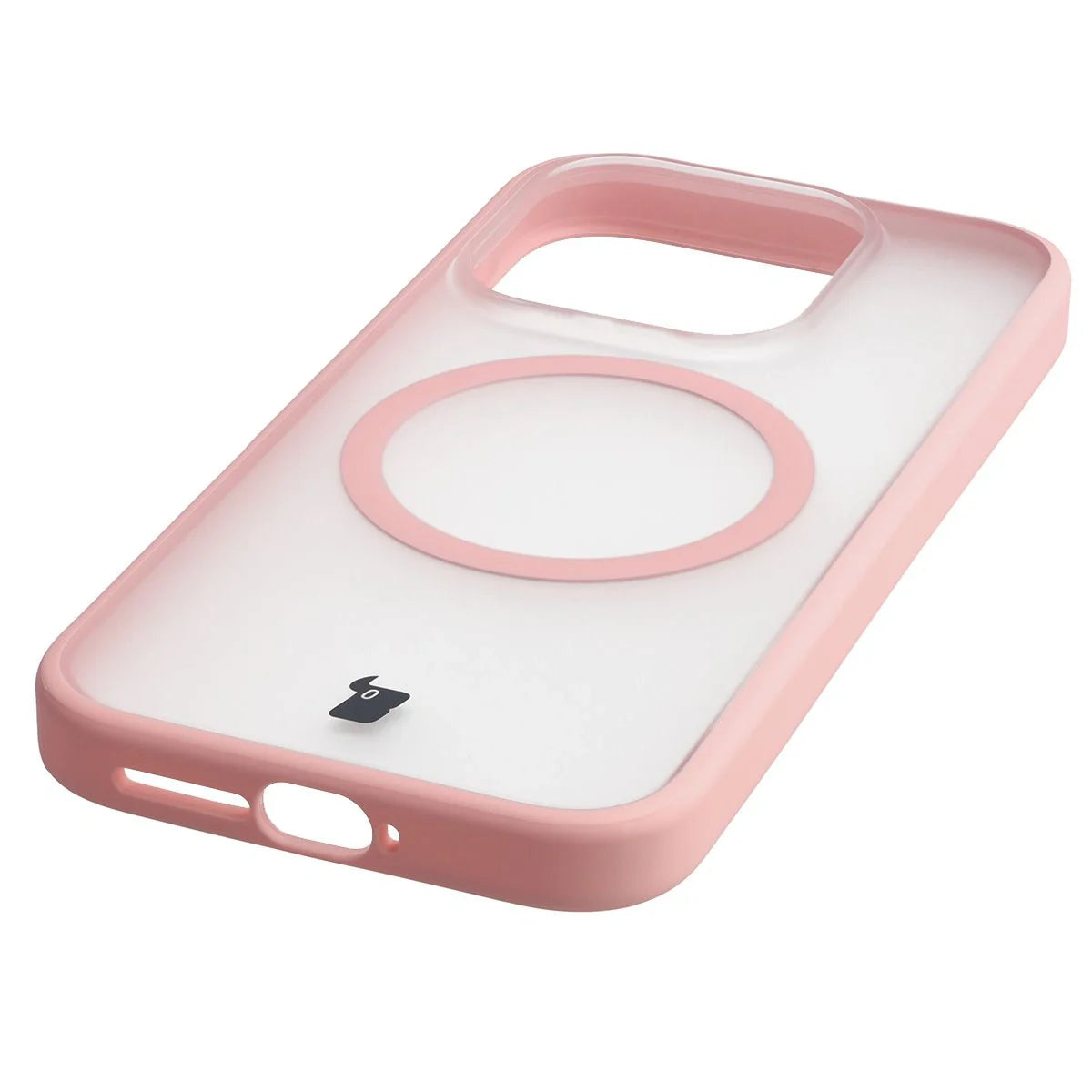 Handyhülle mit Magnetring für Xiaomi 17, Bizon Case MatteO, Getönt-Hellrosa