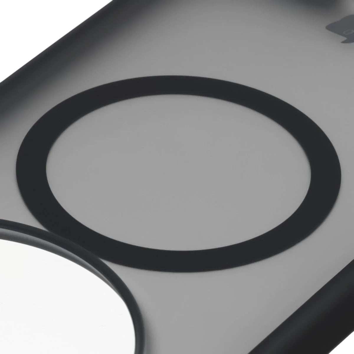 Handyhülle mit Magnetring für Xiaomi 17 Ultra, Bizon Case MatteO, Getönt-Schwarz