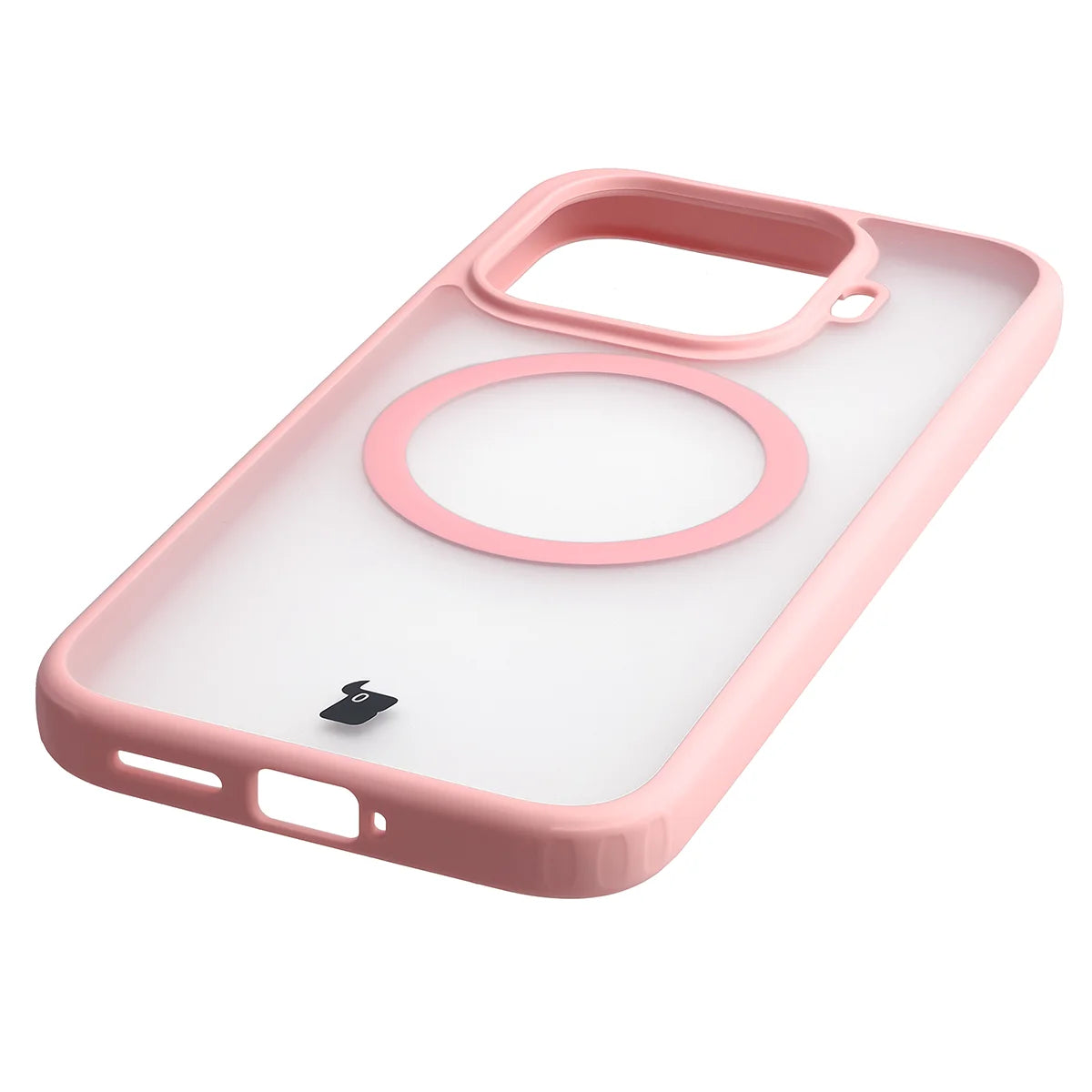 Handyhülle mit Magnetring für Xiaomi 17T Pro, Bizon Case MatteO, Getönt-Hellrosa