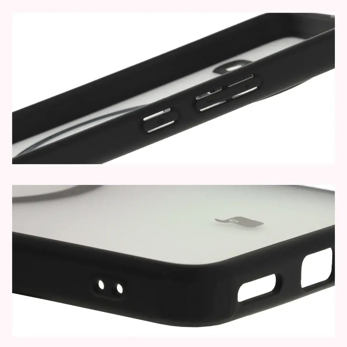 Handyhülle mit Magnetring für Xiaomi Poco F7 Pro, Bizon Case MatteO, Getönt-Schwarz