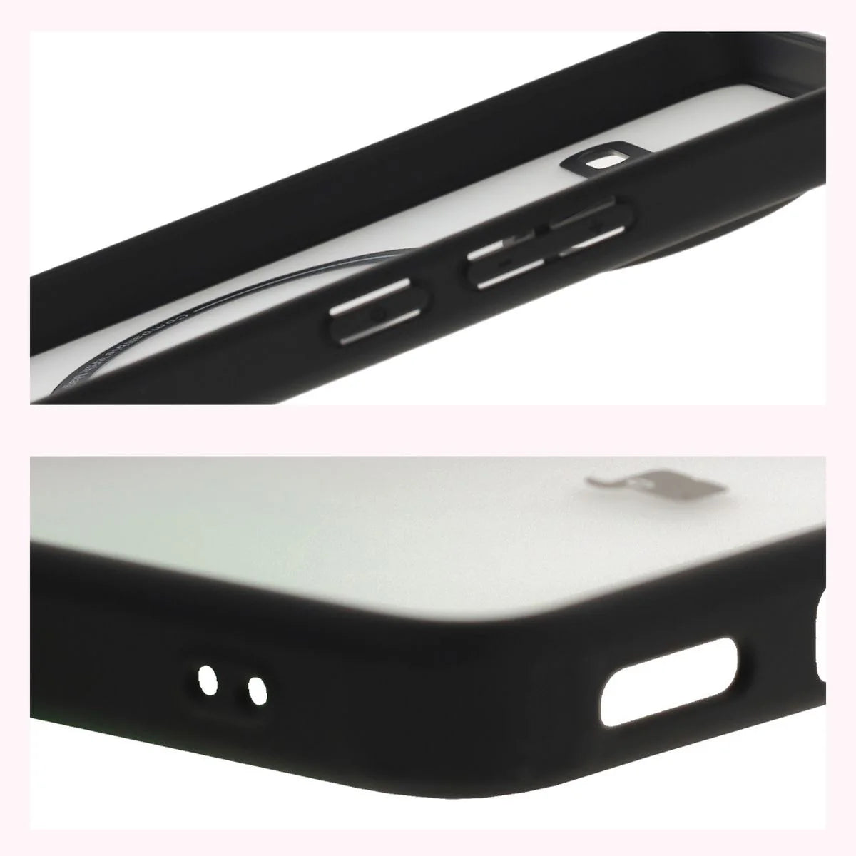 Handyhülle mit Magnetring für Xiaomi Poco F7 Ultra, Bizon Case MatteO, Getönt-Schwarz