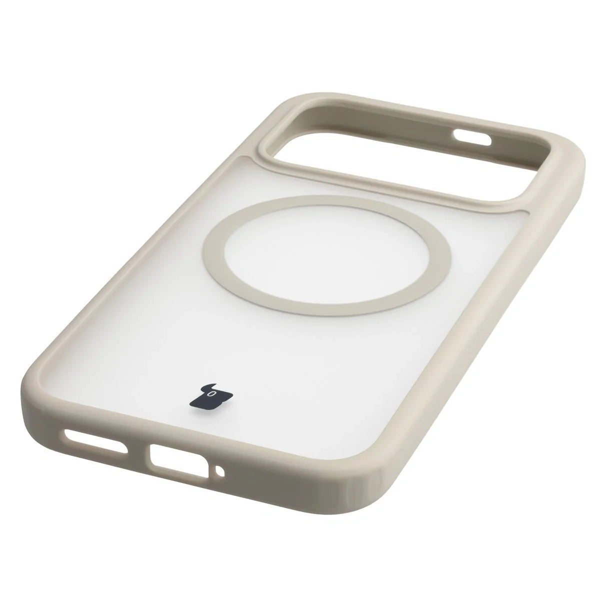 Handyhülle mit Magnetring für Xiaomi POCO F8 Pro, Bizon Case MatteO, Getönt-Beige
