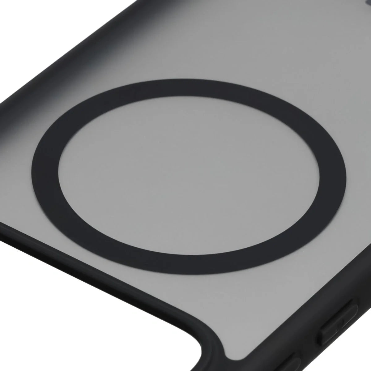 Handyhülle mit Magnetring für Xiaomi POCO F8 Pro, Bizon Case MatteO, Getönt-Schwarz