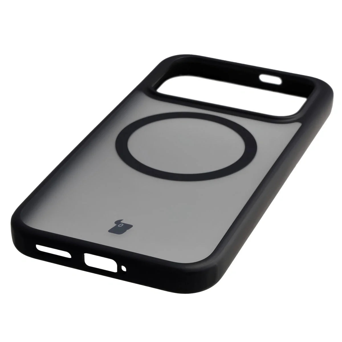 Handyhülle mit Magnetring für Xiaomi POCO F8 Pro, Bizon Case MatteO, Getönt-Schwarz