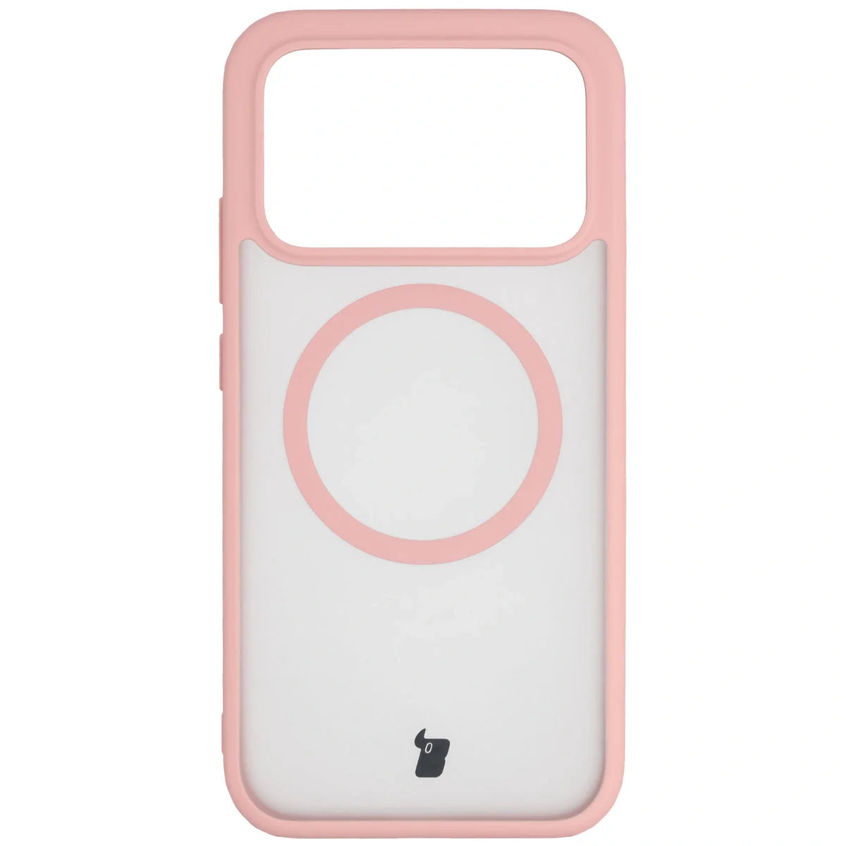Handyhülle mit Magnetring für Xiaomi POCO F8 Pro, Bizon Case MatteO, Getönt-Hellrosa