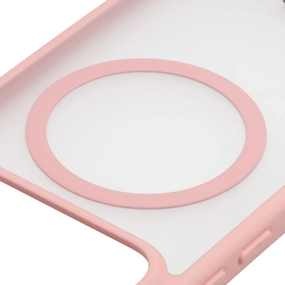 Handyhülle mit Magnetring für Xiaomi POCO F8 Pro, Bizon Case MatteO, Getönt-Hellrosa