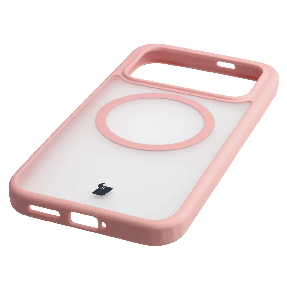 Handyhülle mit Magnetring für Xiaomi POCO F8 Pro, Bizon Case MatteO, Getönt-Hellrosa
