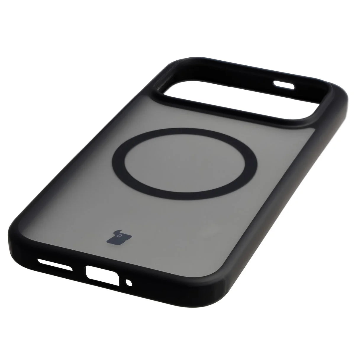 Handyhülle mit Magnetring für Xiaomi POCO F9 Ultra, Bizon Case MatteO, Getönt-Schwarz (6/7)