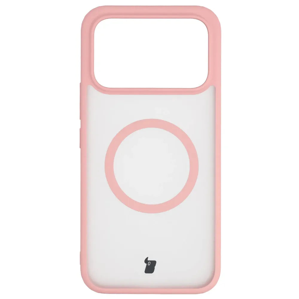 Handyhülle mit Magnetring für Xiaomi POCO F9 Ultra, Bizon Case MatteO, Getönt-Hellrosa (2/7)