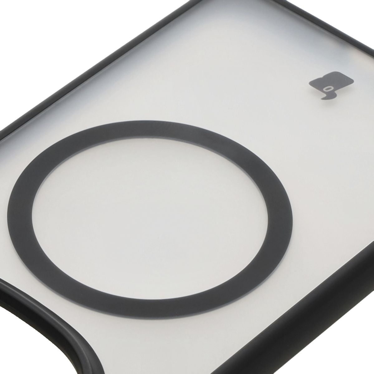 Handyhülle mit Magnetring für Xiaomi Redmi Note 14 Pro 5G / 14 Pro Plus 5G / Poco X7, Bizon Case MatteO, Semitransparent mit schwarzem Rand
