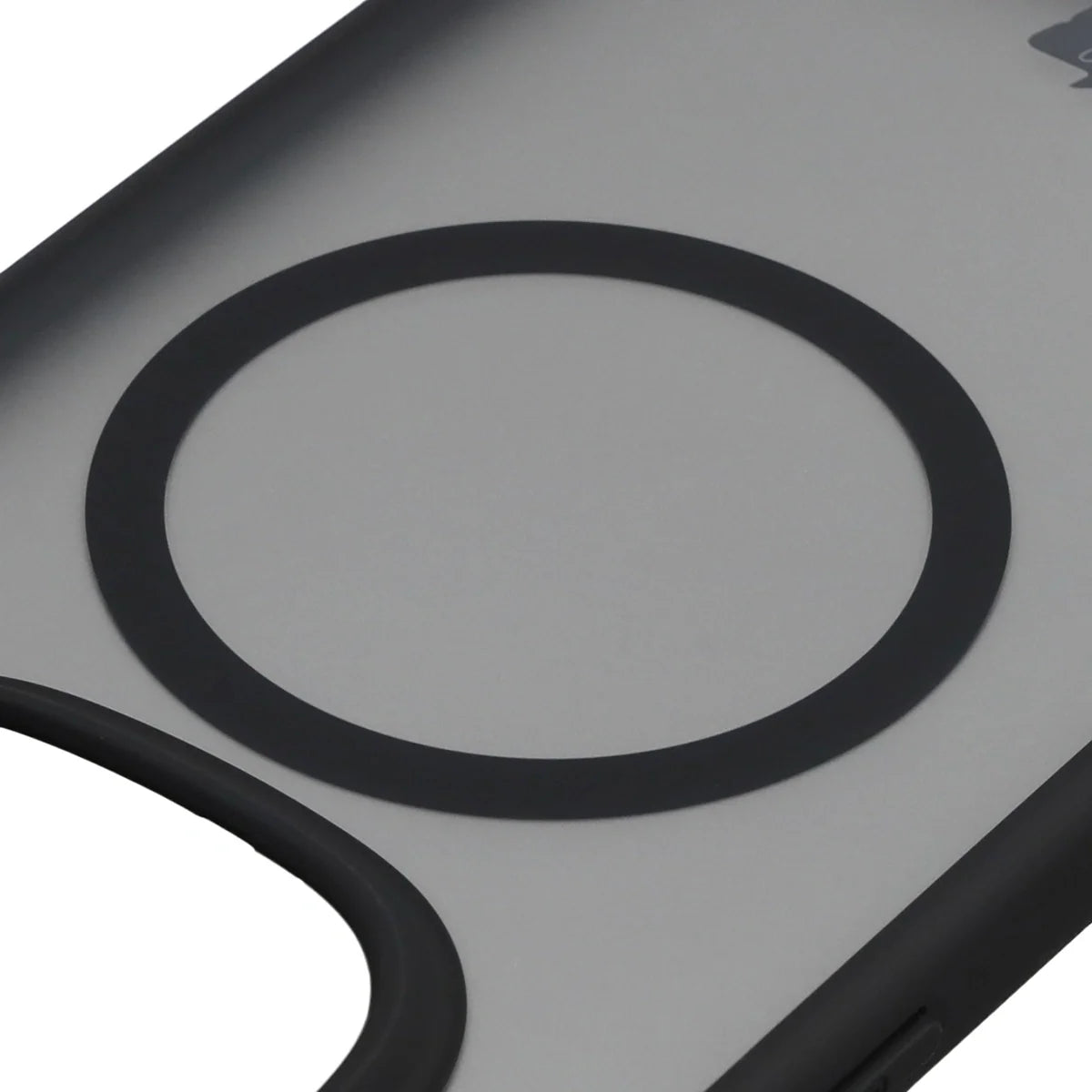Handyhülle mit Magnetring für Xiaomi Redmi Note 15 Pro 5G, Bizon Case MatteO, Getönt-Schwarz
