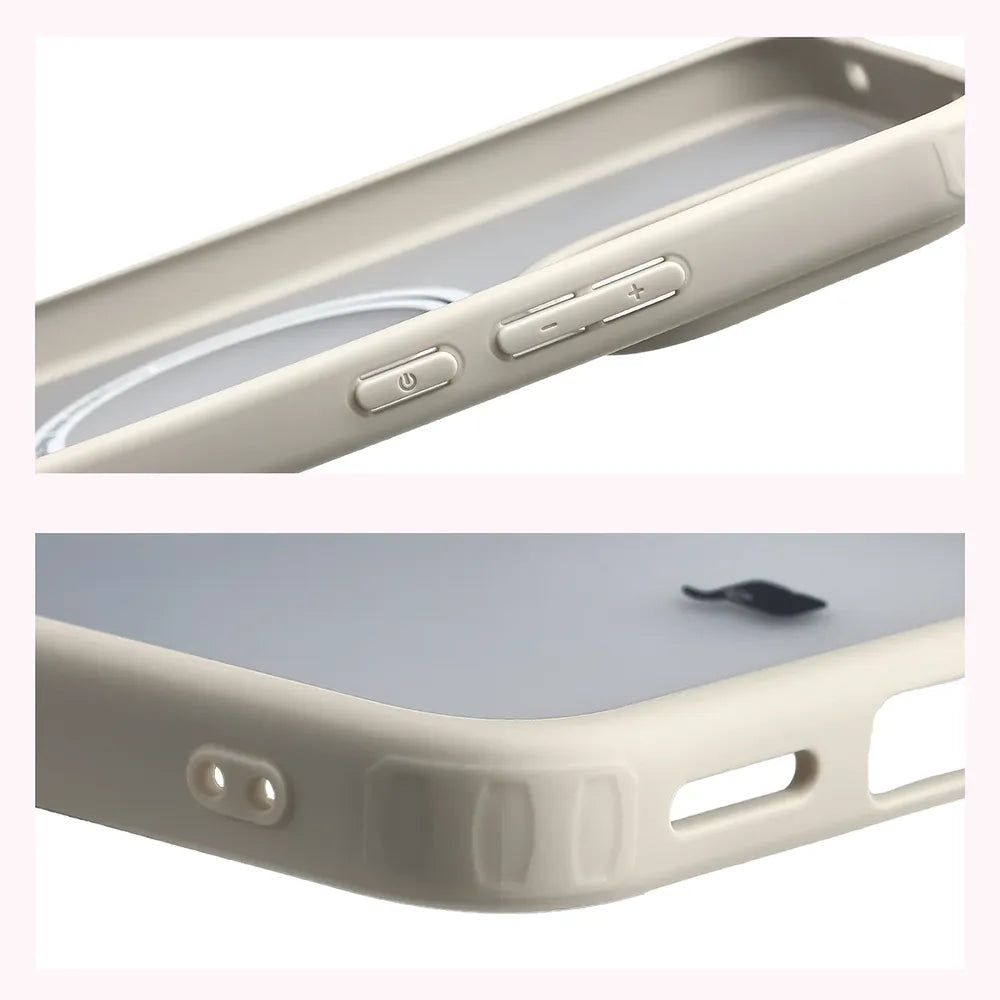 Handyhülle mit Magnetring für Xiaomi Redmi Note 17 4G/5G, Bizon Case MatteO, Getönt-Beige (5/7)