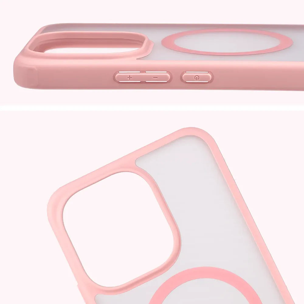 Handyhülle mit Magnetring für Xiaomi Redmi Note 17 4G/5G, Bizon Case MatteO, Getönt-Hellrosa (4/7)