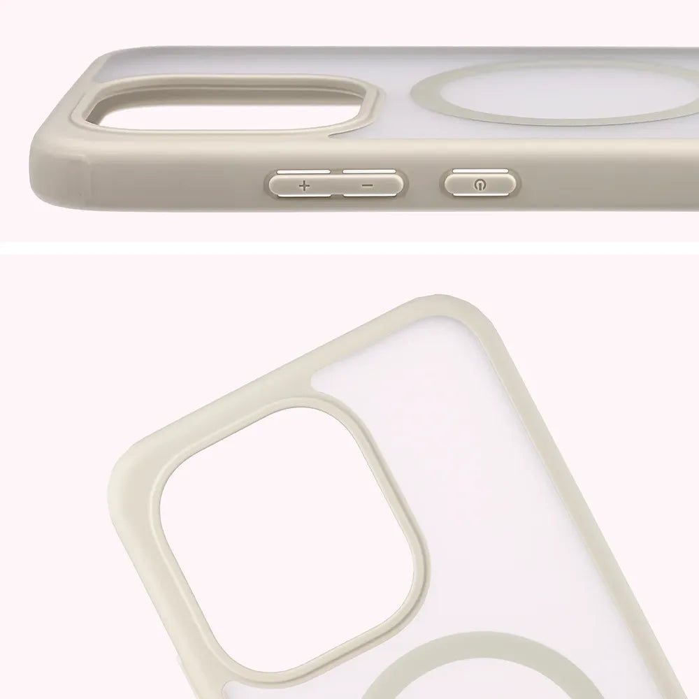 Handyhülle mit Magnetring für Xiaomi Redmi Note 17 Pro 5G, Bizon Case MatteO, Getönt-Beige (4/7)