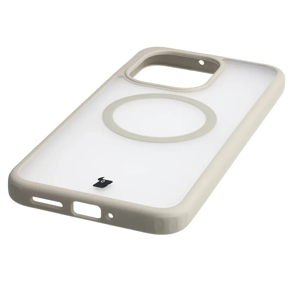 Handyhülle mit Magnetring für Xiaomi Redmi Note 17 Pro 5G, Bizon Case MatteO, Getönt-Beige (6/7)