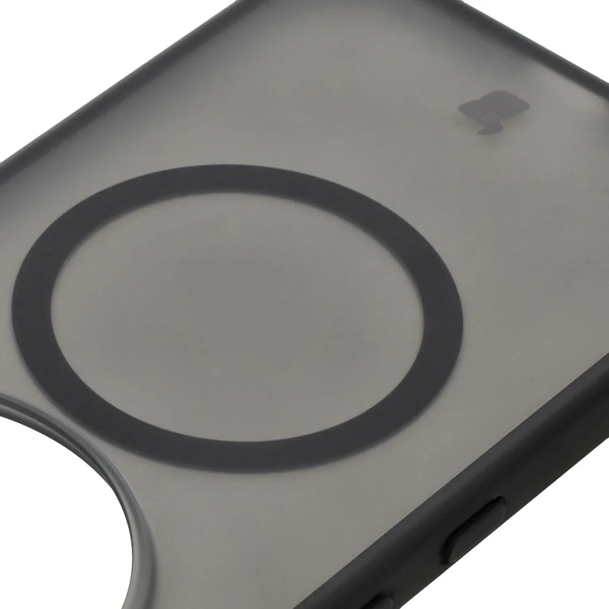 Schutzhülle mit Magnetring + gehärtetem Glas für Nothing Phone (3a) Pro, Bizon MatteO Pack, Getönt-Schwarz