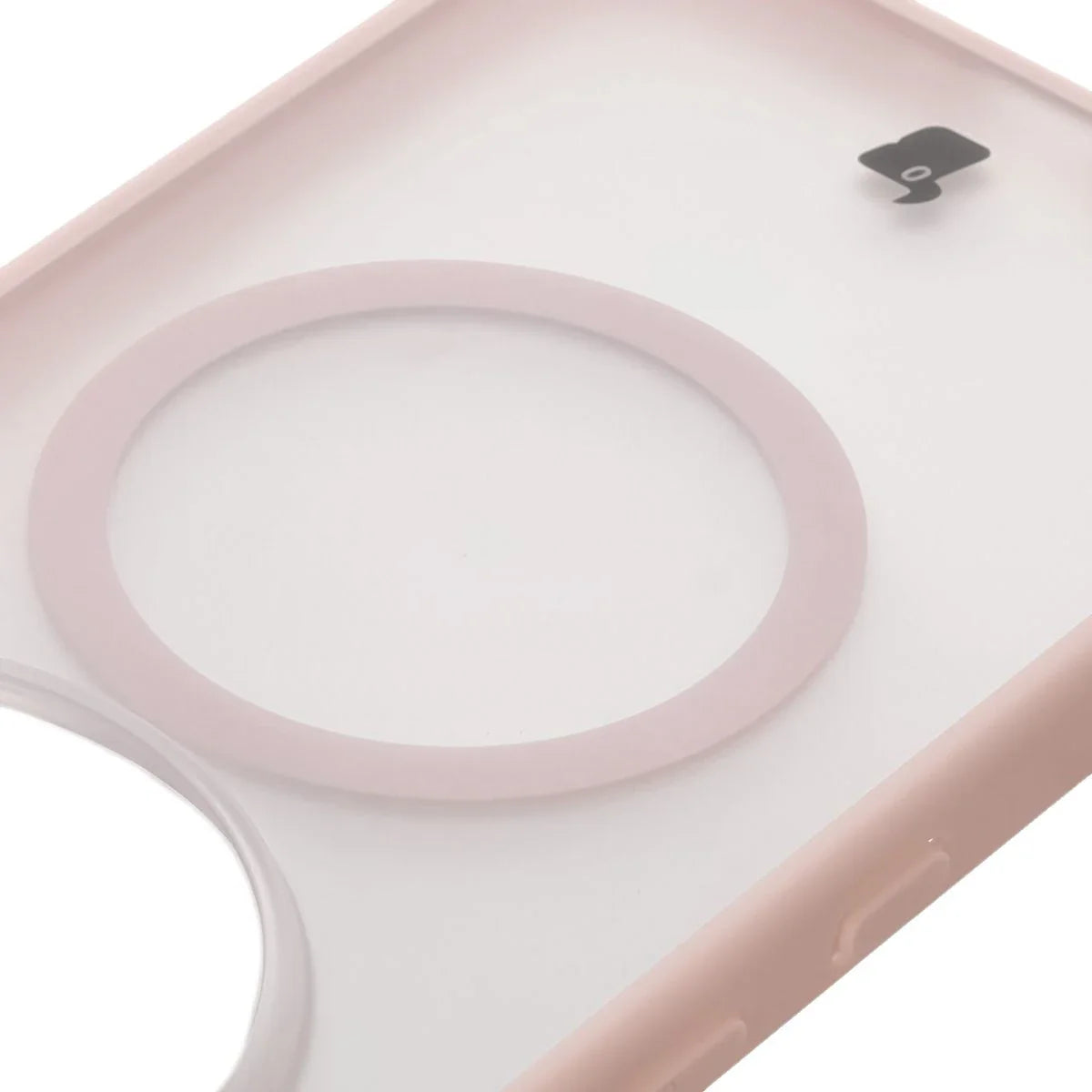 Schutzhülle mit Magnetring + gehärtetem Glas für Nothing Phone (3a) Pro, Bizon MatteO Pack, Getönt-Rosa