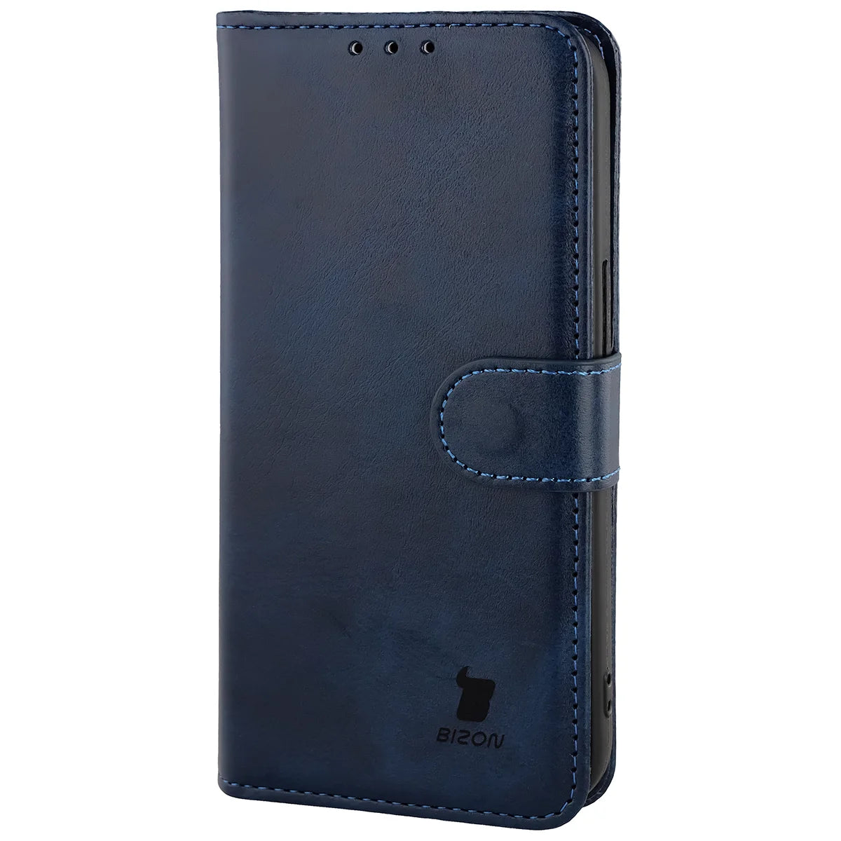 Handyhülle mit Klappe für iPhone 17e / 16e, Bizon Case Pocket, Dunkelblau