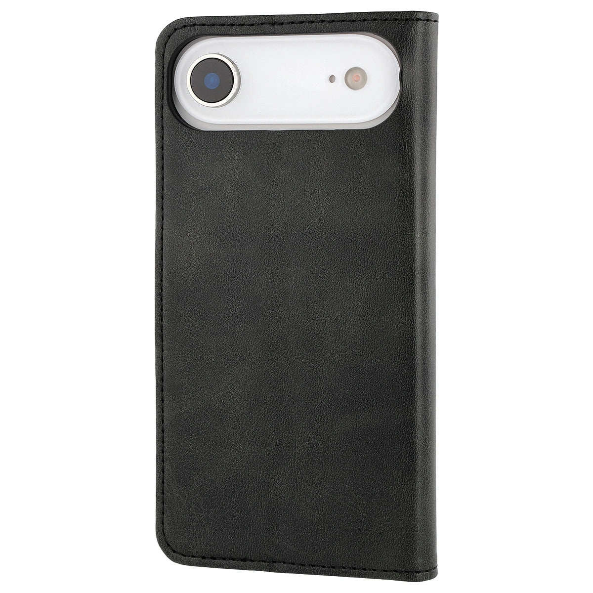 Handyhülle mit Klappe für iPhone Air, Bizon Case Pocket, Schwarz