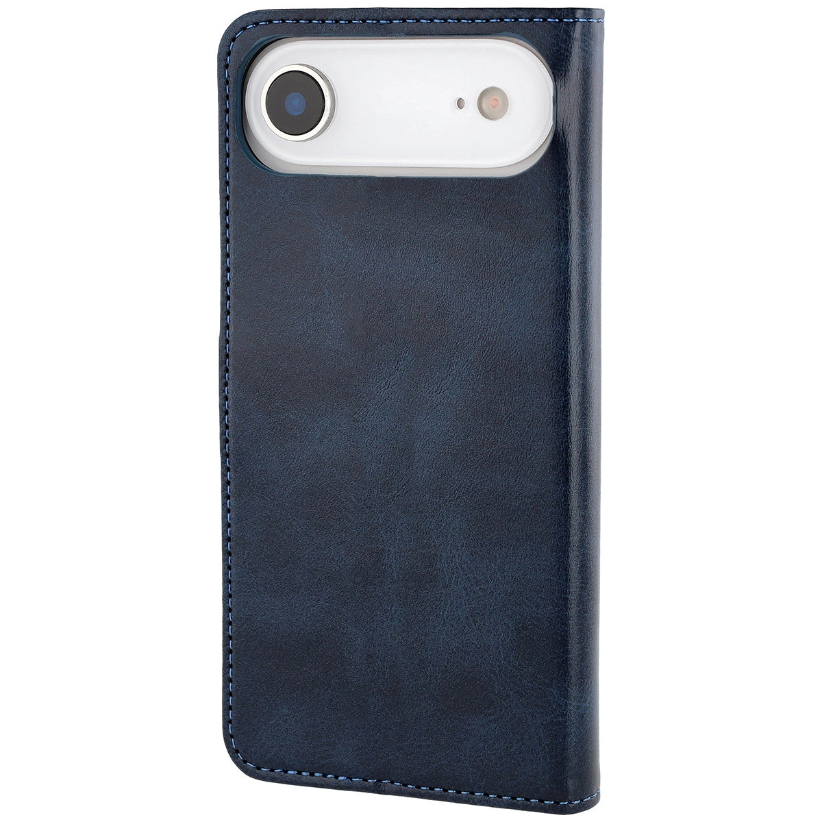 Handyhülle mit Klappe für iPhone Air, Bizon Case Pocket, Dunkelblau