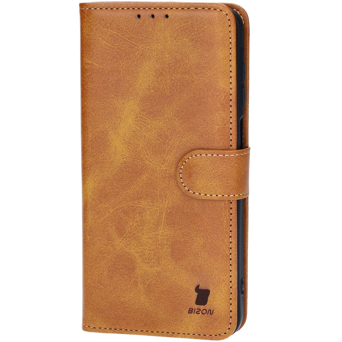 Handyhülle mit Klappe für Galaxy A16 4G/5G, Bizon Case Pocket, Braun