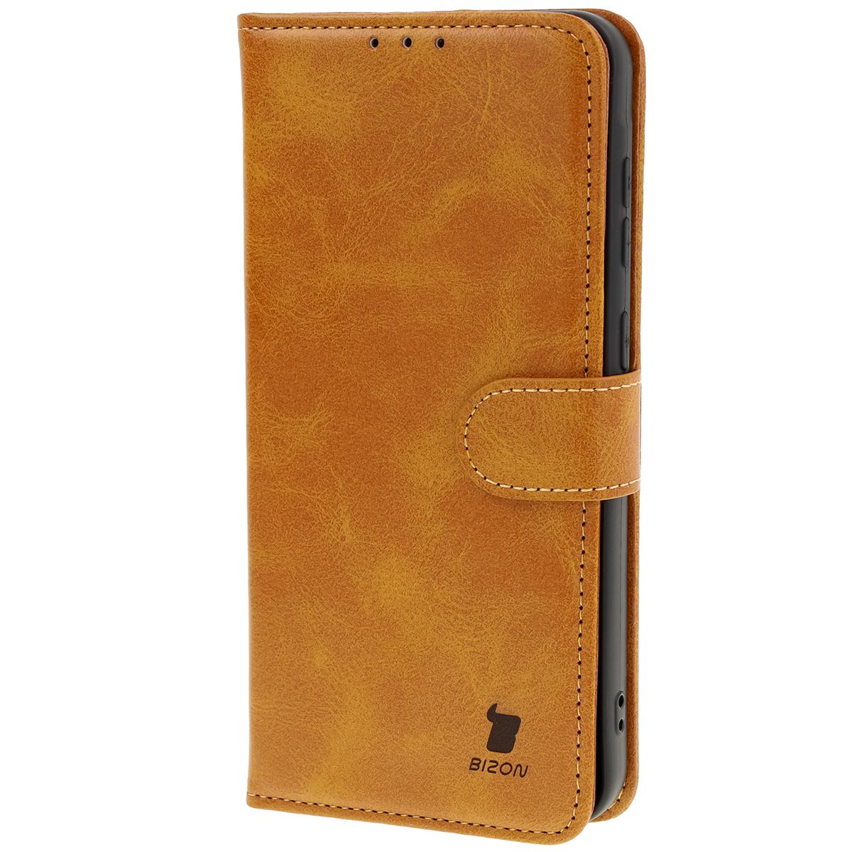 Handyhülle mit Klappe für Galaxy A36 5G, Bizon Case Pocket, Braun