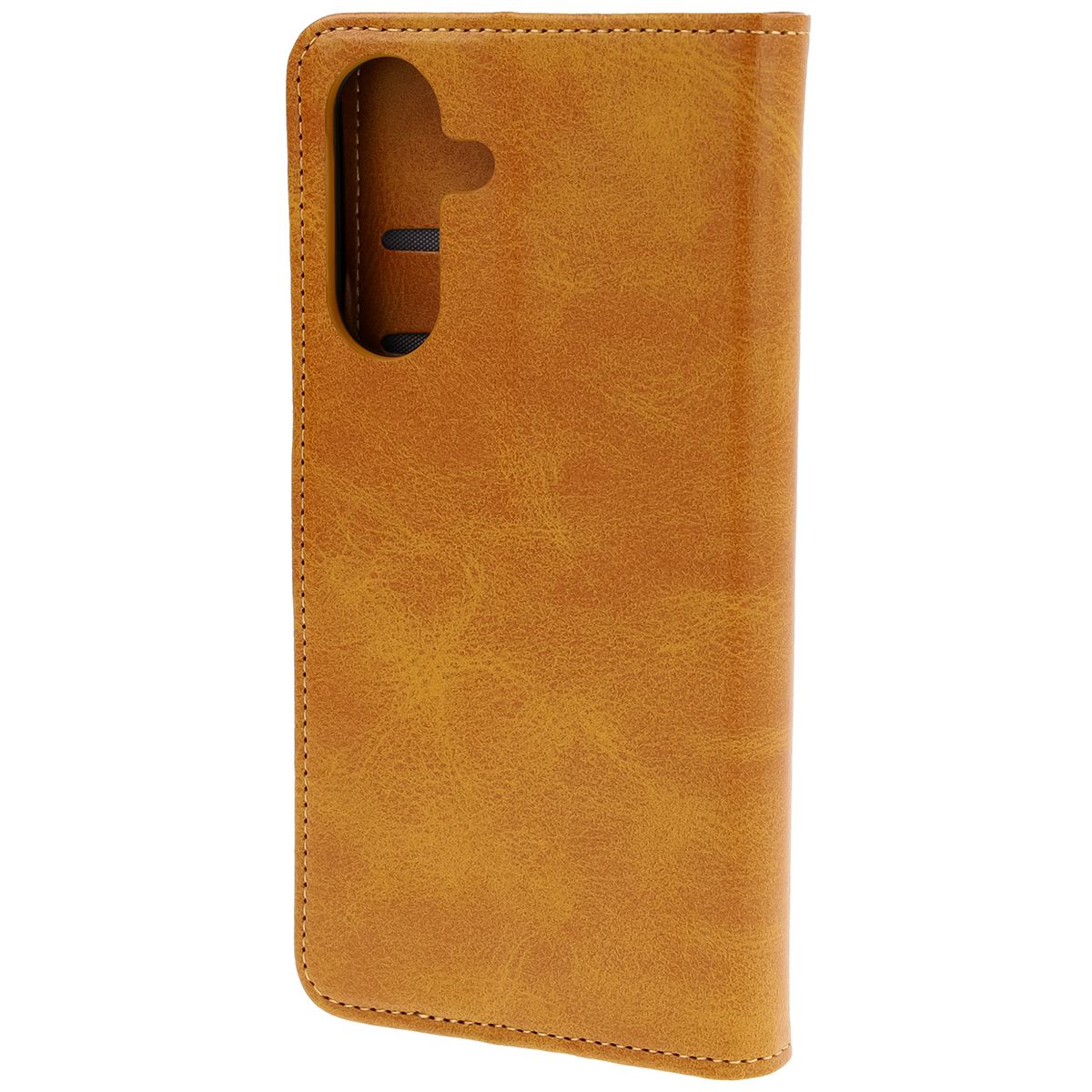 Handyhülle mit Klappe für Galaxy A36 5G, Bizon Case Pocket, Braun