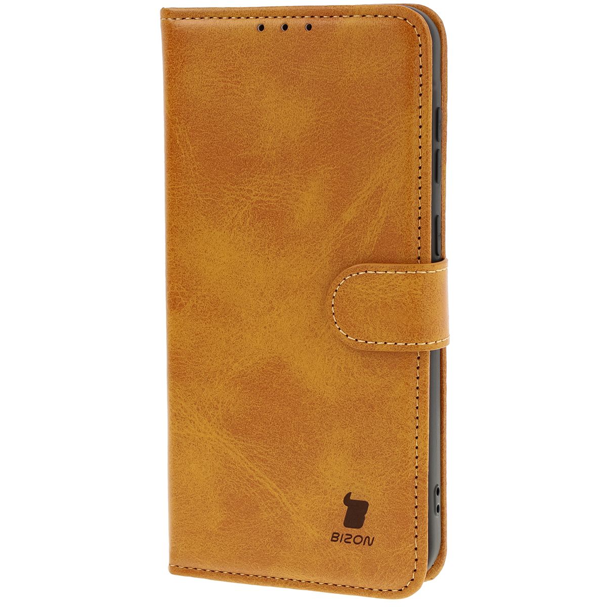 Handyhülle mit Klappe für Galaxy A56 5G, Bizon Case Pocket, Braun