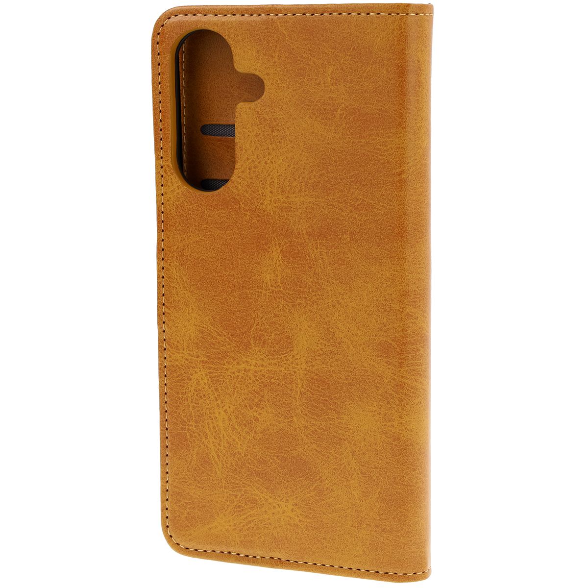 Handyhülle mit Klappe für Galaxy A56 5G, Bizon Case Pocket, Braun