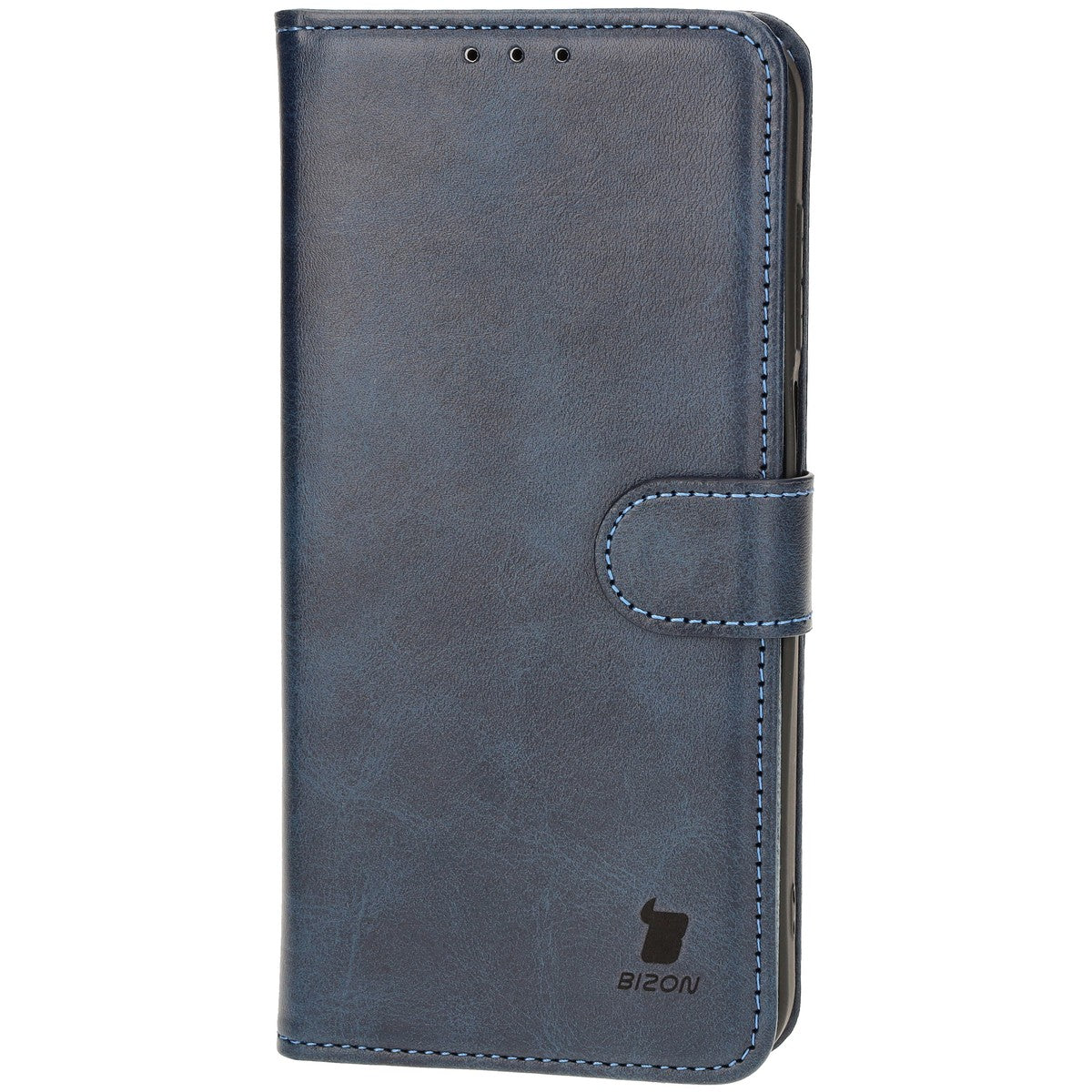 Handyhülle mit Klappe für Galaxy M35 5G, Bizon Case Pocket, Dunkelblau