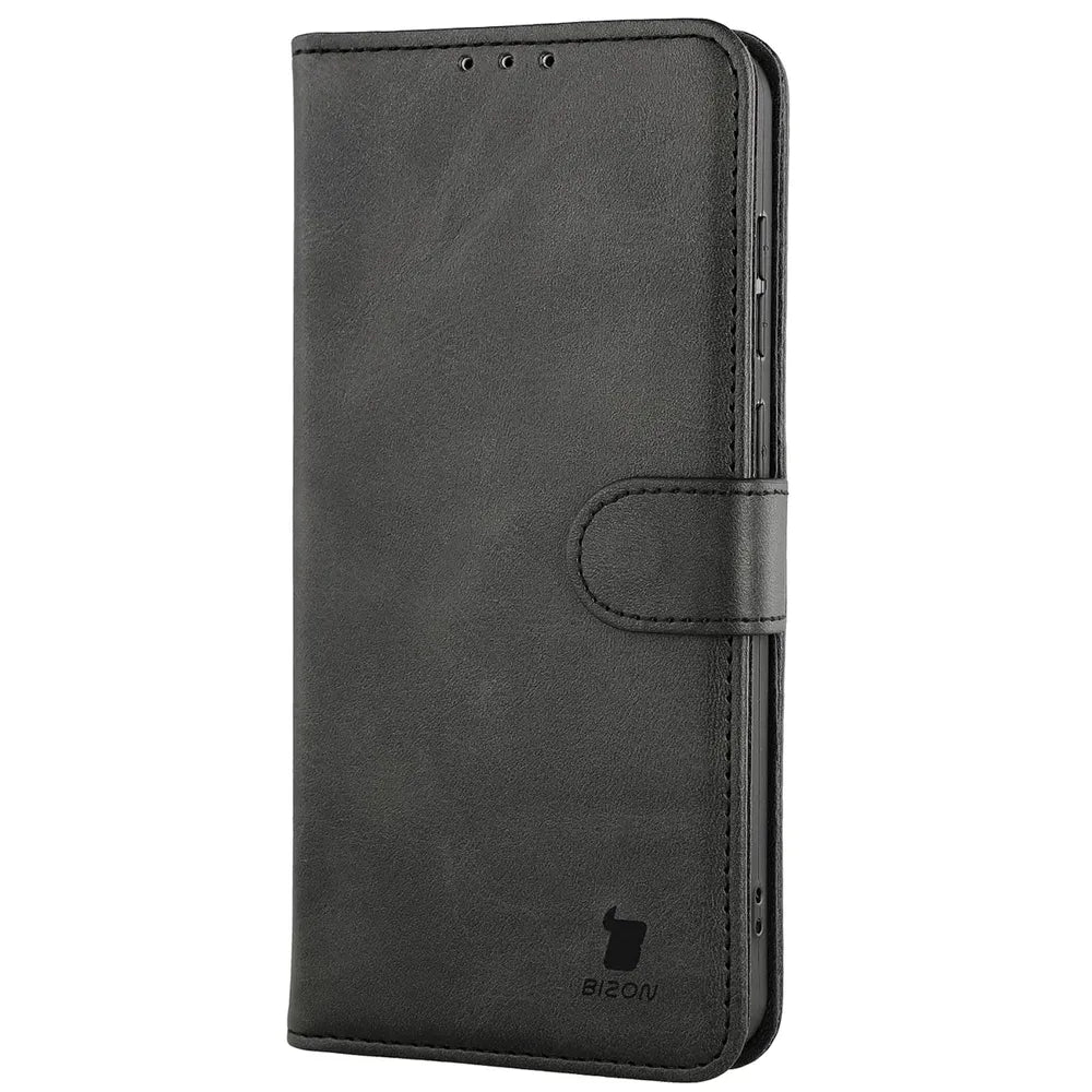 Handyhülle mit Klappe für Galaxy S26 FE / S25 FE, Bizon Case Pocket, Schwarz (3/6)