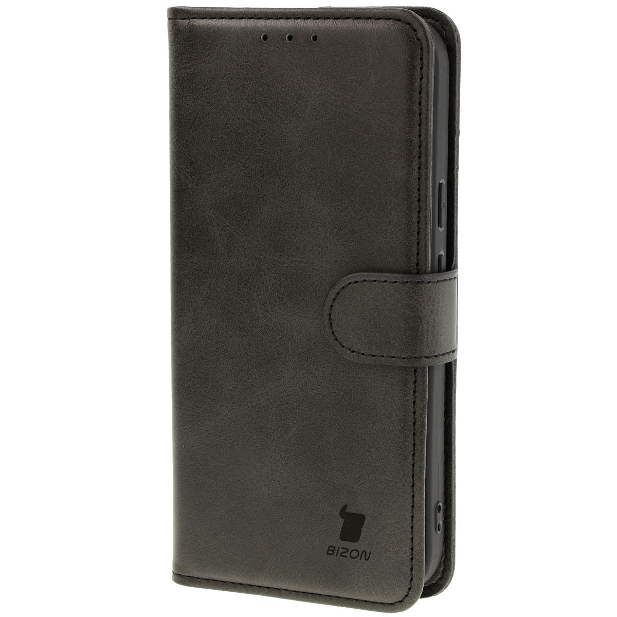 Handyhülle mit Klappe für Google Pixel 9a, Bizon Case Pocket, Schwarz