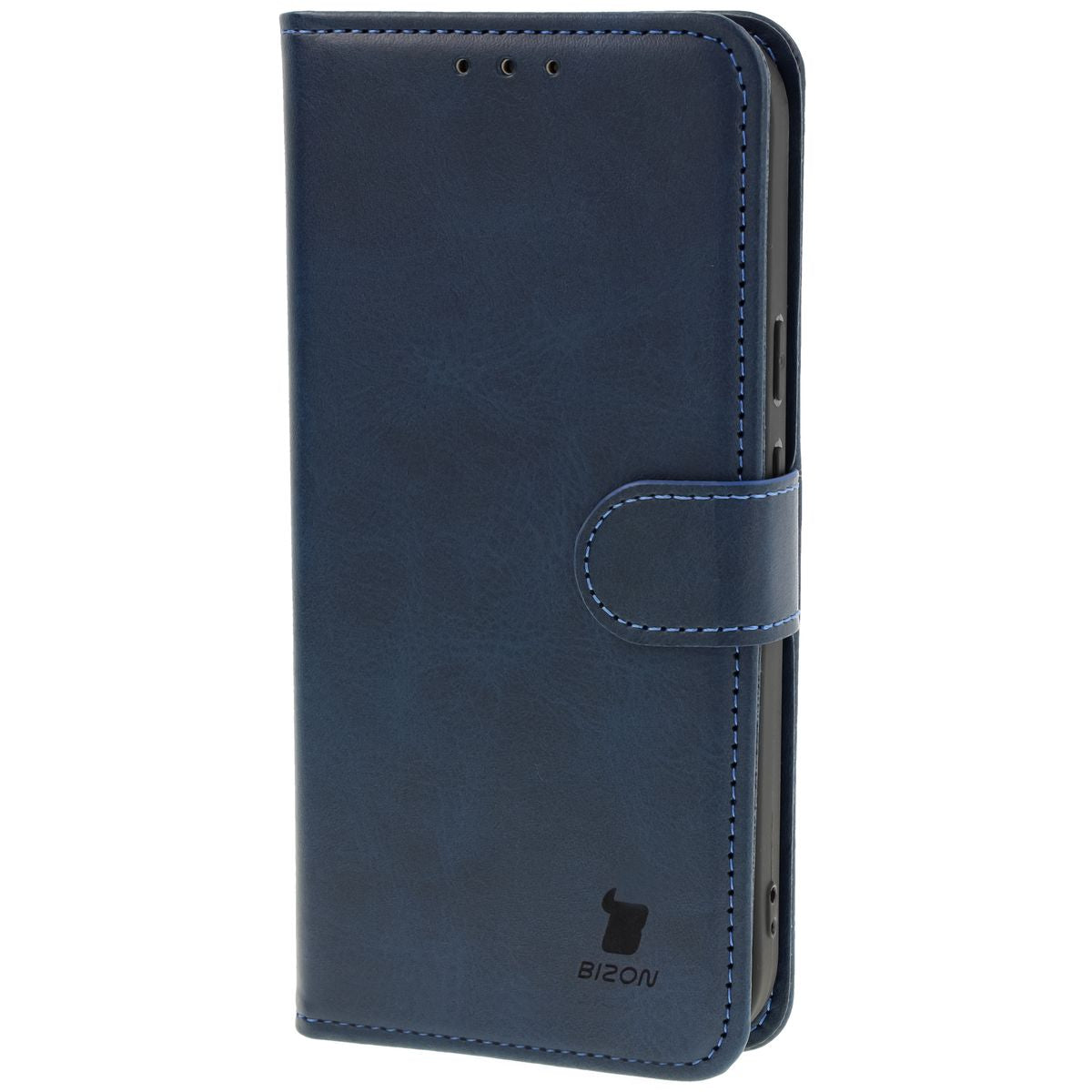 Handyhülle mit Klappe für Google Pixel 9a, Bizon Case Pocket, Dunkelblau