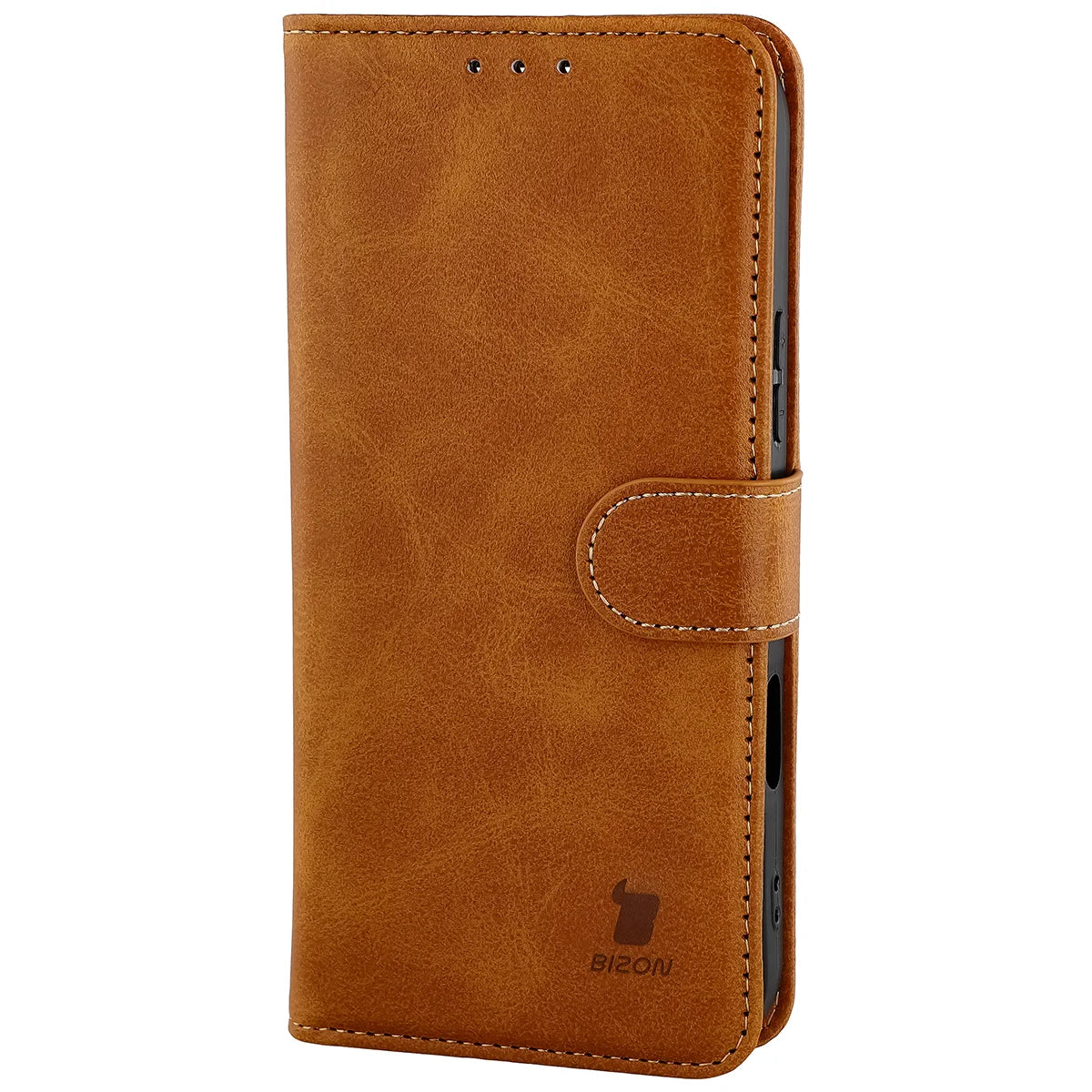 Handyhülle mit Klappe für Honor 600 5G / 600 Pro 5G, Bizon Case Pocket, Braun
