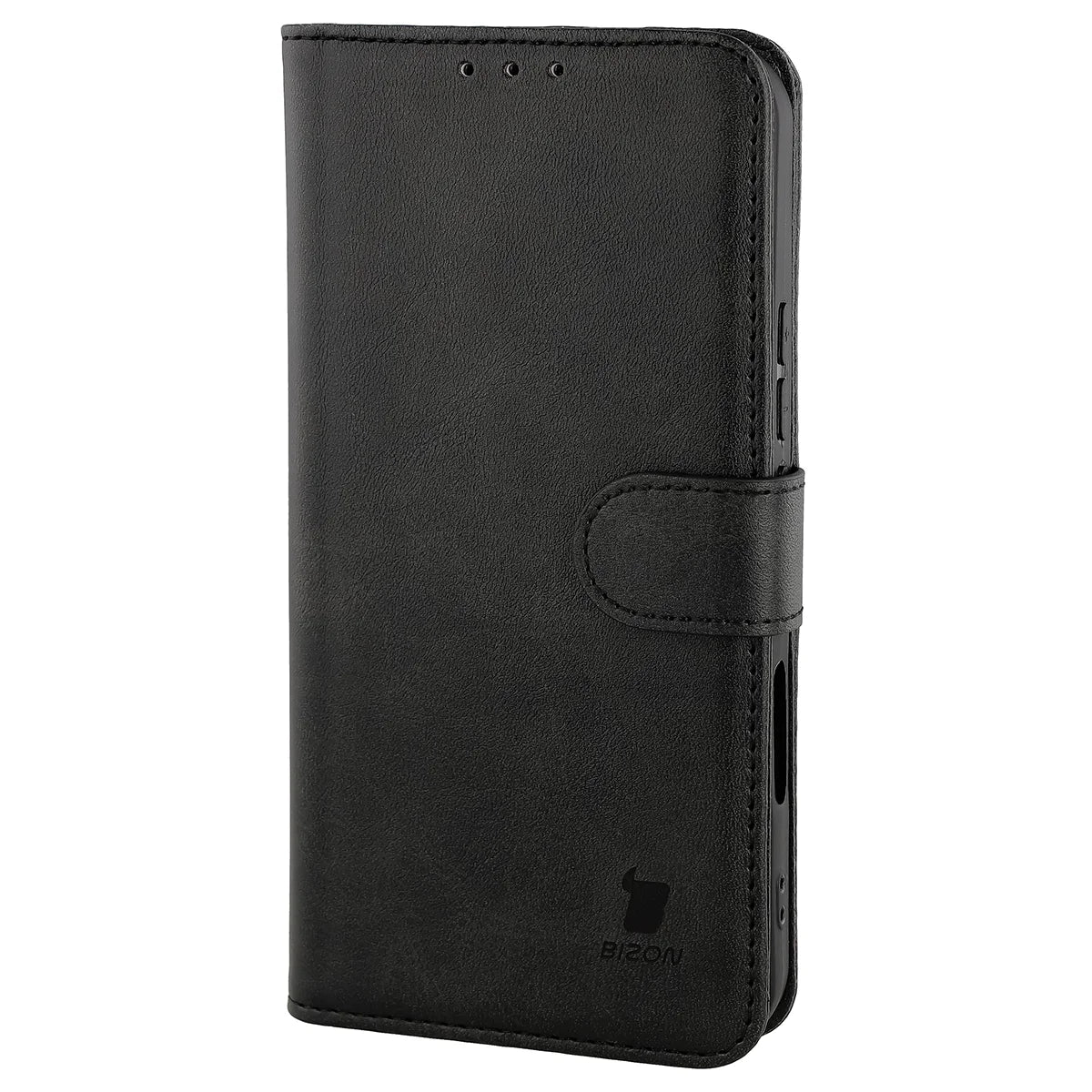 Handyhülle mit Klappe für Honor 600 Lite 5G, Bizon Case Pocket, Schwarz