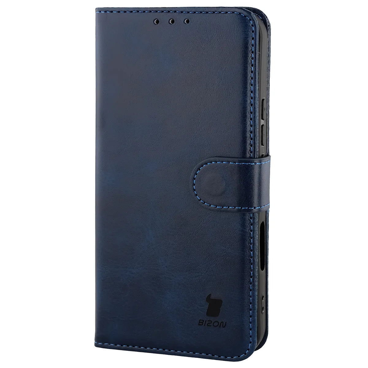 Handyhülle mit Klappe für Honor 600 Lite 5G, Bizon Case Pocket, Dunkelblau