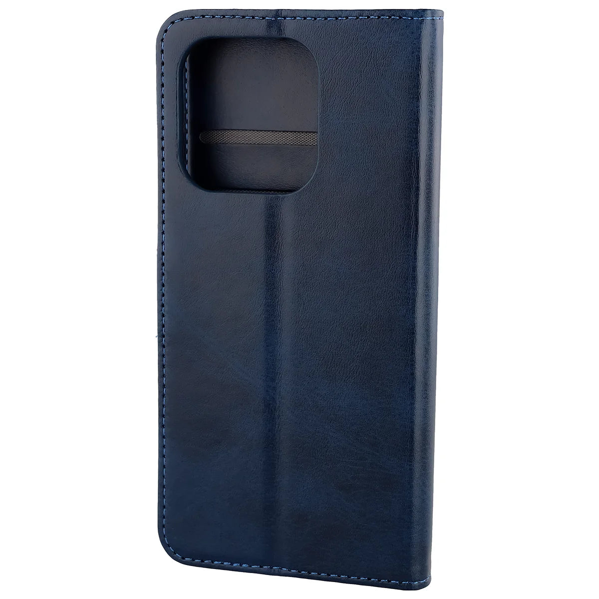 Handyhülle mit Klappe für Honor 600 Lite 5G, Bizon Case Pocket, Dunkelblau
