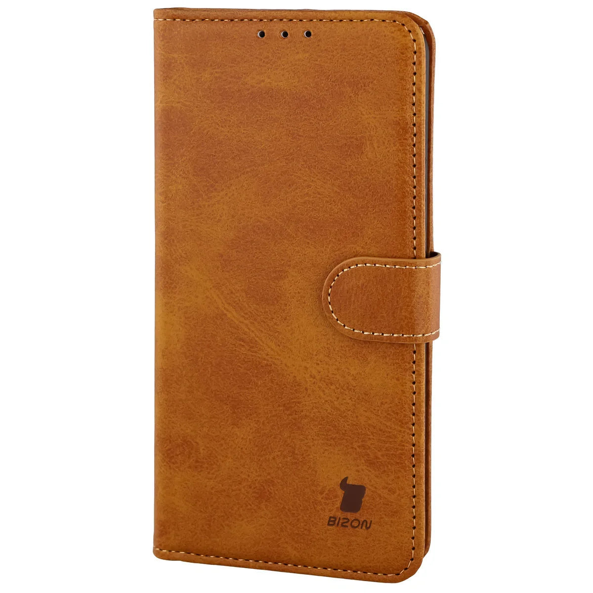 Handyhülle mit Klappe für Honor Magic8 Lite, Bizon Case Pocket, Braun