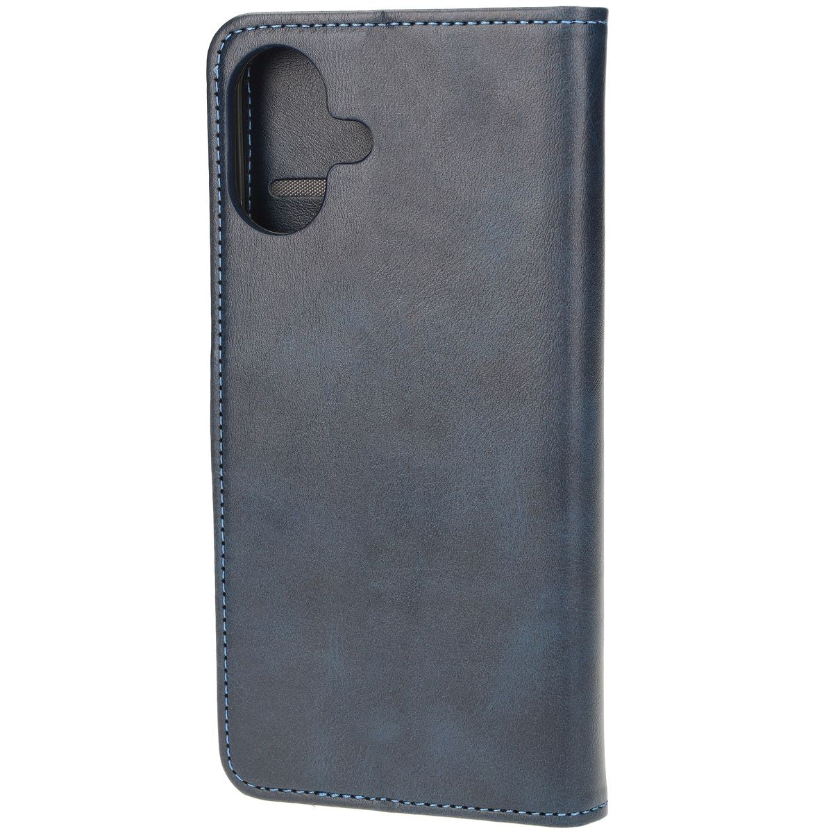 Handyhülle mit Klappe für iPhone 16 Plus, Bizon Case Pocket, Dunkelblau