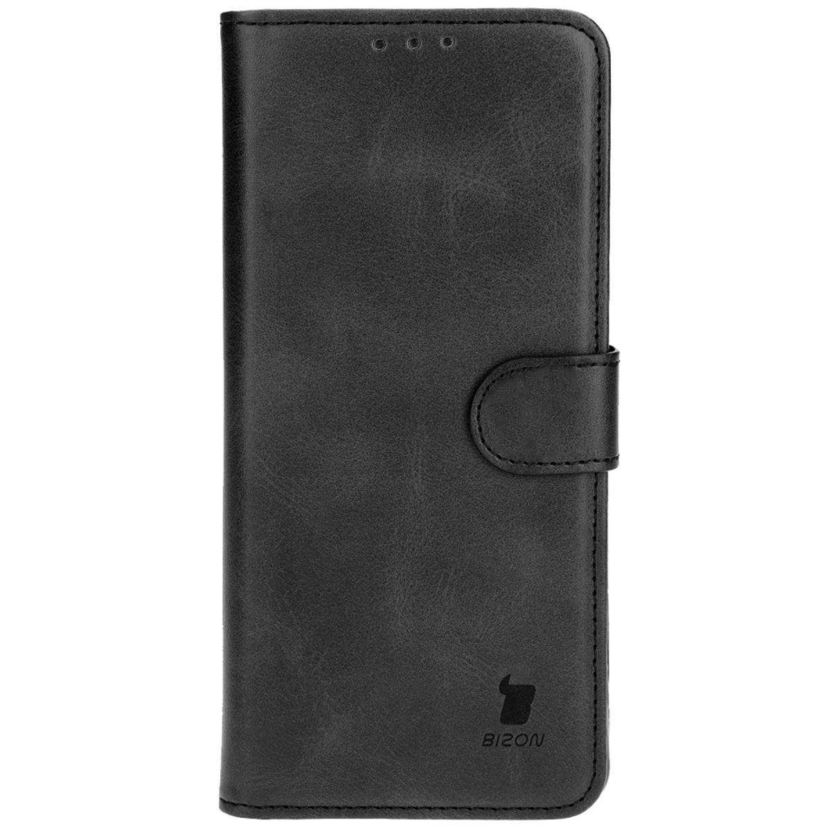 Schutzhülle für Motorola Moto G04/G24, Bizon Case Pocket, Schwarz