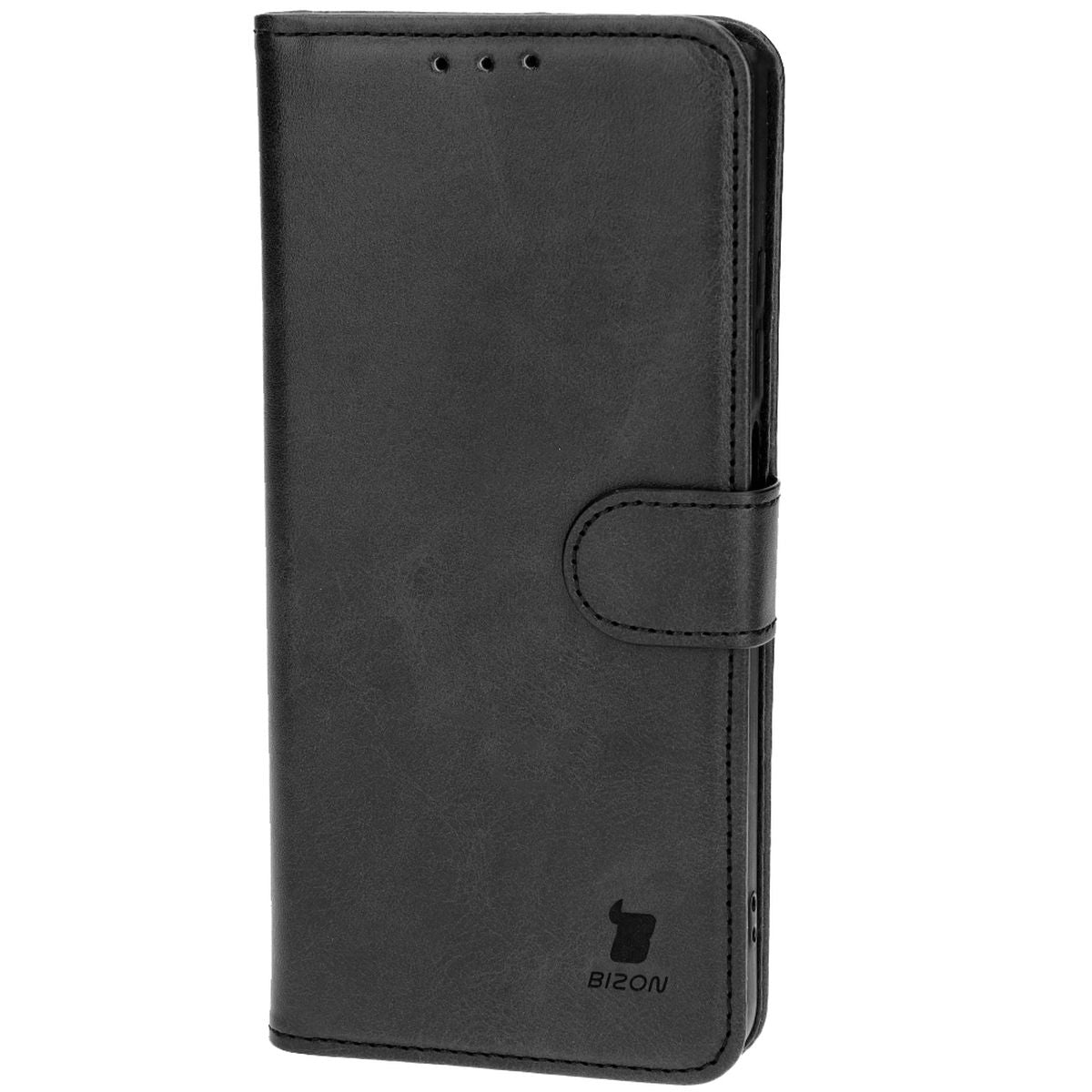 Schutzhülle für Motorola Moto G34 5G, Bizon Case Pocket, Schwarz