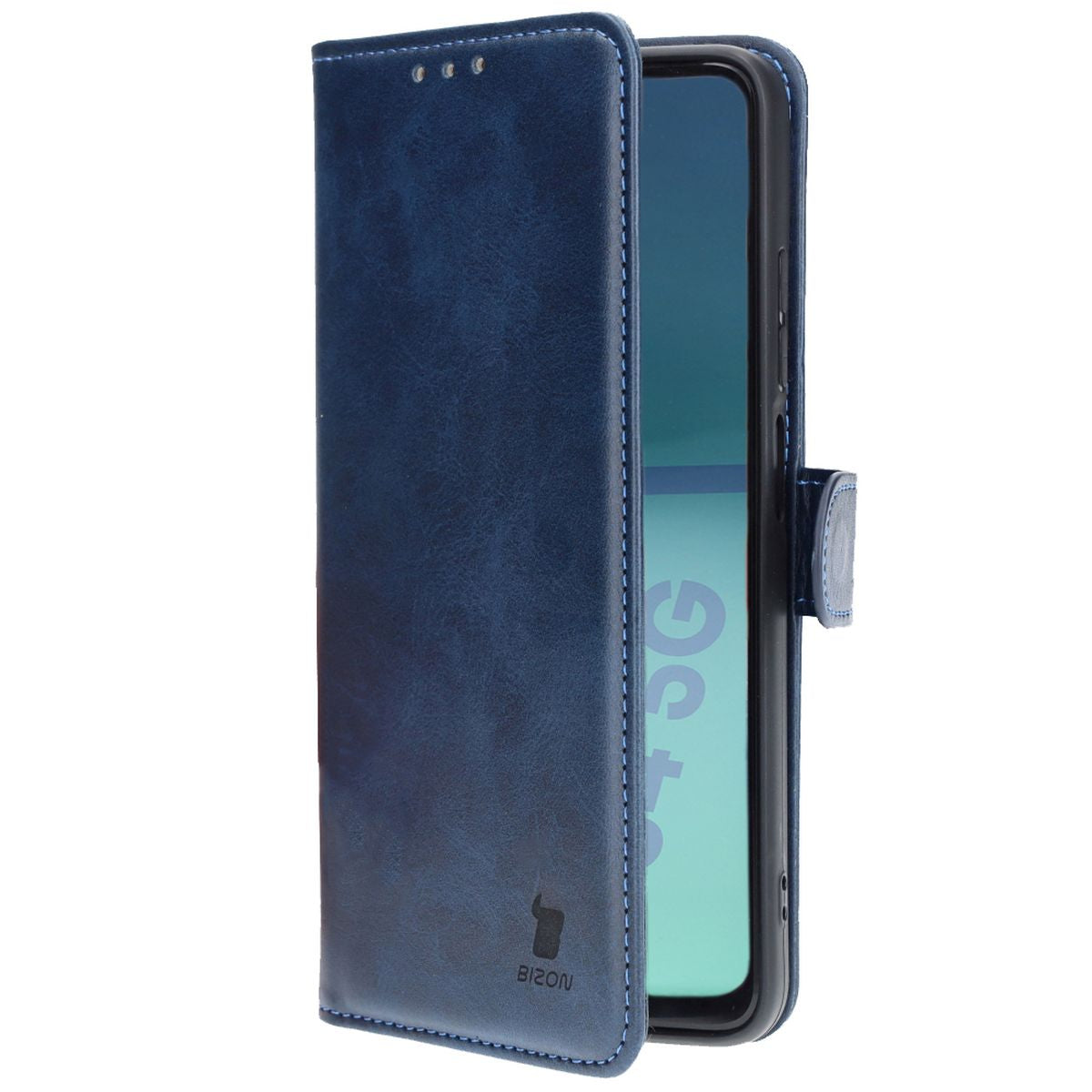 Schutzhülle für Motorola Moto G34 5G, Bizon Case Pocket, Dunkelblau
