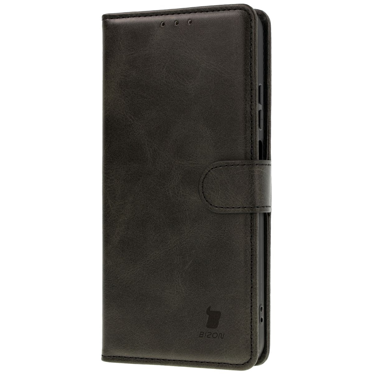 Handyhülle mit Klappe für Motorola Moto G35 5G, Bizon Case Pocket, Schwarz