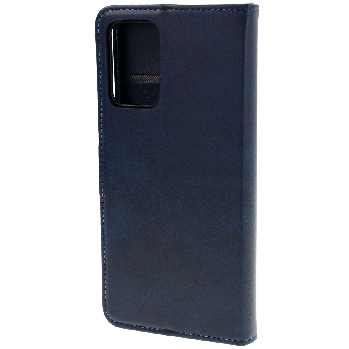 Handyhülle mit Klappe für Motorola Edge 50 Fusion, Bizon Case Pocket, Dunkelblau